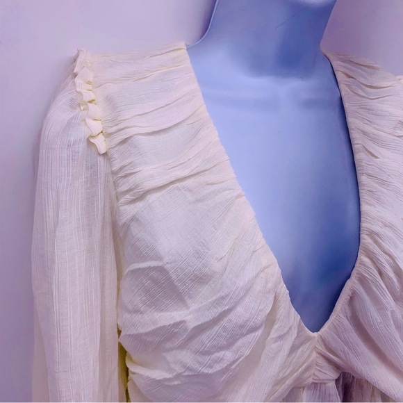 Free People Deep V Aurora Top Womens Size XS - Picture 2 of 9